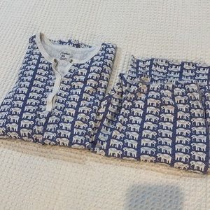 Roberta Roller Rabbit elephant pj set.